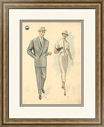 "Моды. ГУМ" - винтажная страница - оригинал СССР