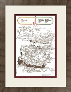 Олимпийский плакат "Плавание", Олимпиада 80 - уникальный подарок