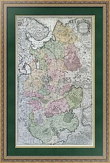 Антикварная "Карта Империи Московитов"