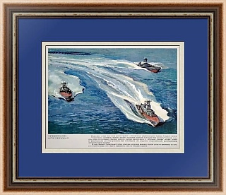 Торпедные катера - оригинальный лист из серии "Корабли ВМФ СССР"