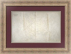 Карта Российской империи - антикварный экземпляр