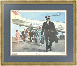 Советский плакат "Летчик" - оригинальный подарок