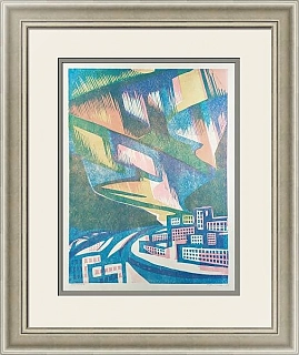 "Мурманск" - оригинальная автолитография СССР