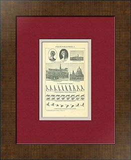 Антикварная гравюра "Фотография"