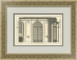 "Декор прихожей из камня" - антикварная гравюра