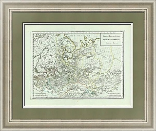 Антикварная Карта Северной части европейской России