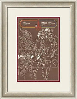 Олимпийский плакат "Гандбол", Олимпиада 80