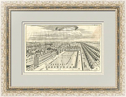 "Сент-Джеймсский дворец в Лондоне" -антикварная гравюра