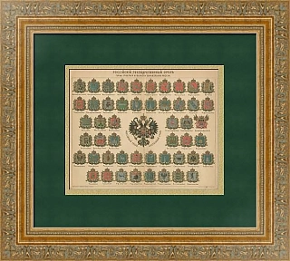 "Гербы губерний Европейской России" - антикварный экземпляр