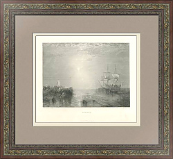 «Китобои» - антикварная гравюра - эксклюзивный подарок