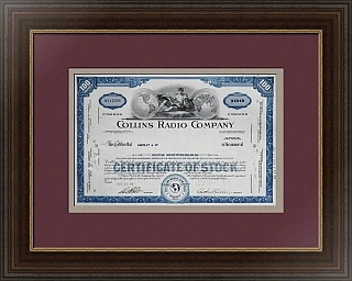 Акция (оригинал) Collins Radio Company. Радио компания