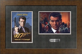 Автограф Пирса Броснана