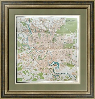 "План Москвы" - оригинальный советский экземпляр