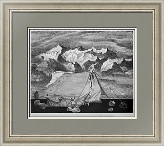 Оригинальная литография "Ода"