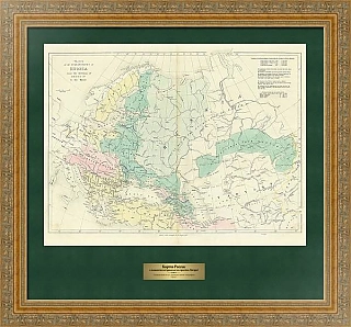 Оригинальная Карта России с момента вступления на престол Петра I