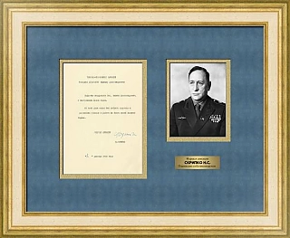 Оригинальная подпись Маршала авиации Скрипко Н. С.