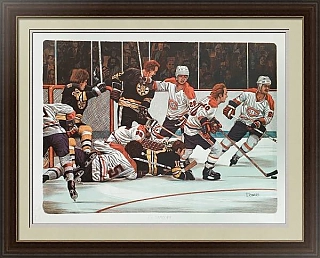 "Hockey. Stanley Cup 1977 " - оригинальная литография - вип подарок