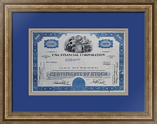 Акция (оригинал) CNA Financial Corporation. Страховая корпорация.