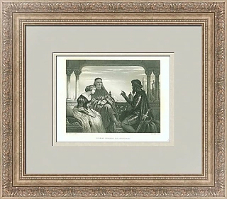 Уникальная гравюра "Отелло"