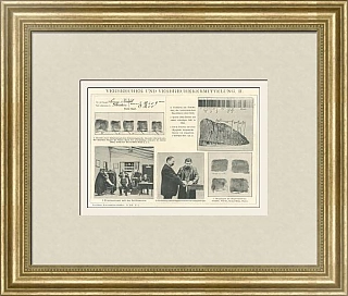 "Расследование преступлений" - антикварная редкая иллюстрация