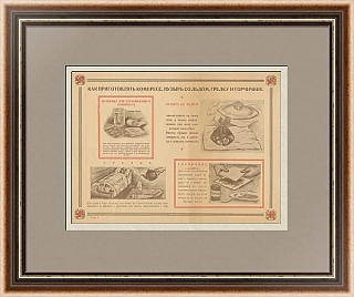 "Как приготовлять компресс" - антикварное учебное пособие