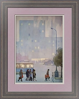 Оригинальный плакат "Вечерняя Москва"