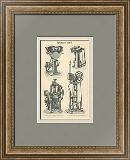 "Производство обуви" - антикварная гравюра