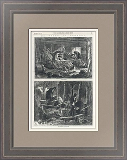 "Производства в Шеффилде" - старинная гравюра