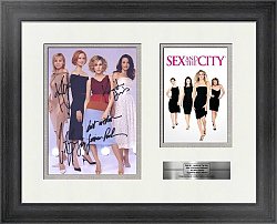 Автографы актрис сериала "Секс в большом городе"