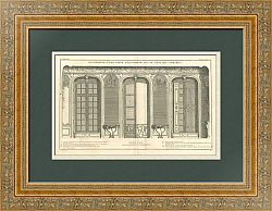 "Декор зала ассамблей" - антикварная гравюра - вип подарок