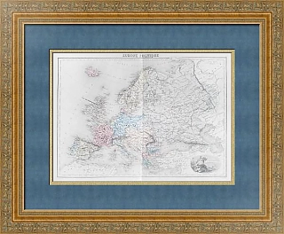 Оригинал политической карты Европы