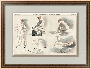 "Позировать в рубашке? Почему бы и нет" - винтажный разворот журнала