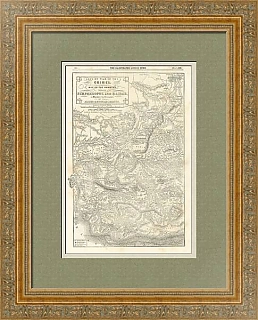 Антикварный экземпляр - Карта боевых действий - Крымская война