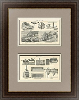 "Добыча золота" - антикварные гравюры - вип подарок