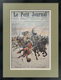 Главная страница (оригинал) издания La Petit Journal. April 3, 1904г