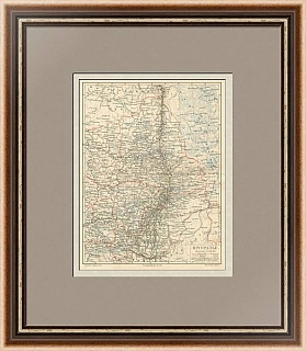 Карта Приуралья - оригинальный экземпляр