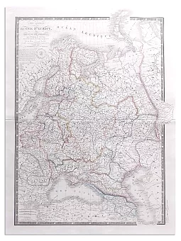 Старинная карта Европейской части Российской Империи. Дополнительное изображение