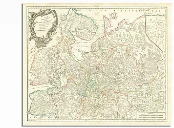 Карта северо-европейской части России (оригинал), 1753. Дополнительное изображение