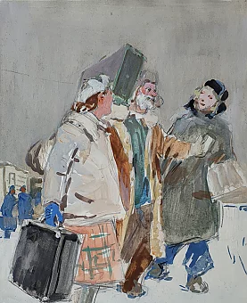 Оригинальный рисунок "В путь". Дополнительное изображение