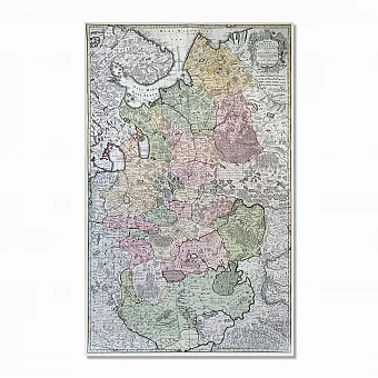 Антикварная "Карта Империи Московитов". Дополнительное изображение