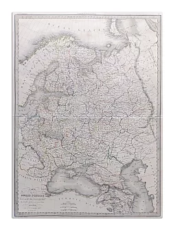 Антикварная карта европейской части России. Дополнительное изображение