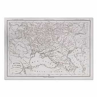 Подлинная карта Европейской России. Дополнительное изображение