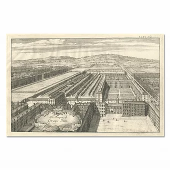 "Юридическое общество Грейс-Инн в Лондоне" - редкая антикварная гравюра. Дополнительное изображение