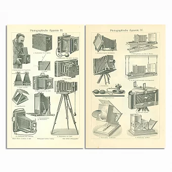 Антикварные гравюры "Фотокамеры". Дополнительное изображение
