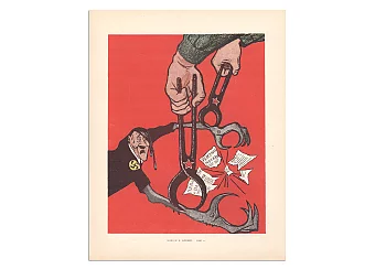 Оригинальный лист "Клещи в клещи". Дополнительное изображение