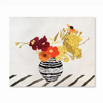 Оригинальная литография "Осенний букет". Дополнительное изображение