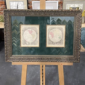 Карта мира представленная полушариями (оригинал)