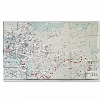 Оригинальная карта "Схема железных дорог СССР". Дополнительное изображение