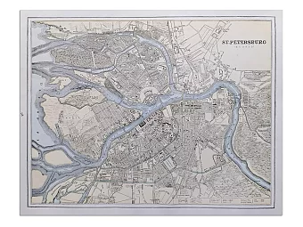 Старинный план Санкт-Петербурга. Дополнительное изображение