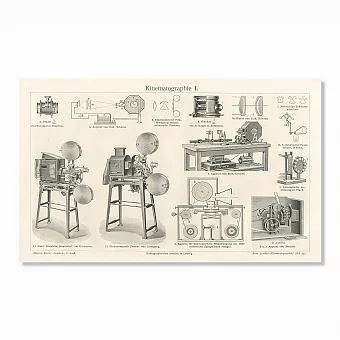 Антикварные гравюры "Киниматограф". Дополнительное изображение